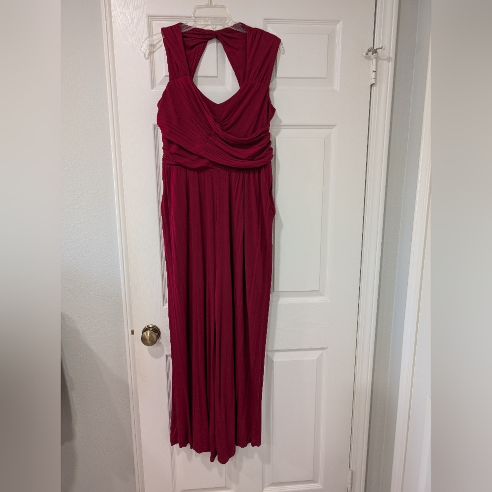 Red jumpsuit